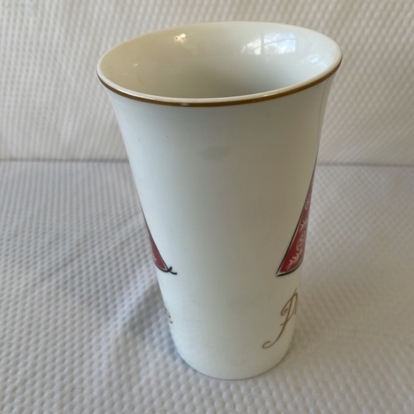 222 Fifth NATALA “PEACE” Tall 16 oz Christmas Latte Mug - Picture 5 of 7